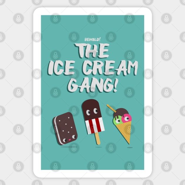 Behold! The Ice Cream Gang! Sticker by Lumos19Studio